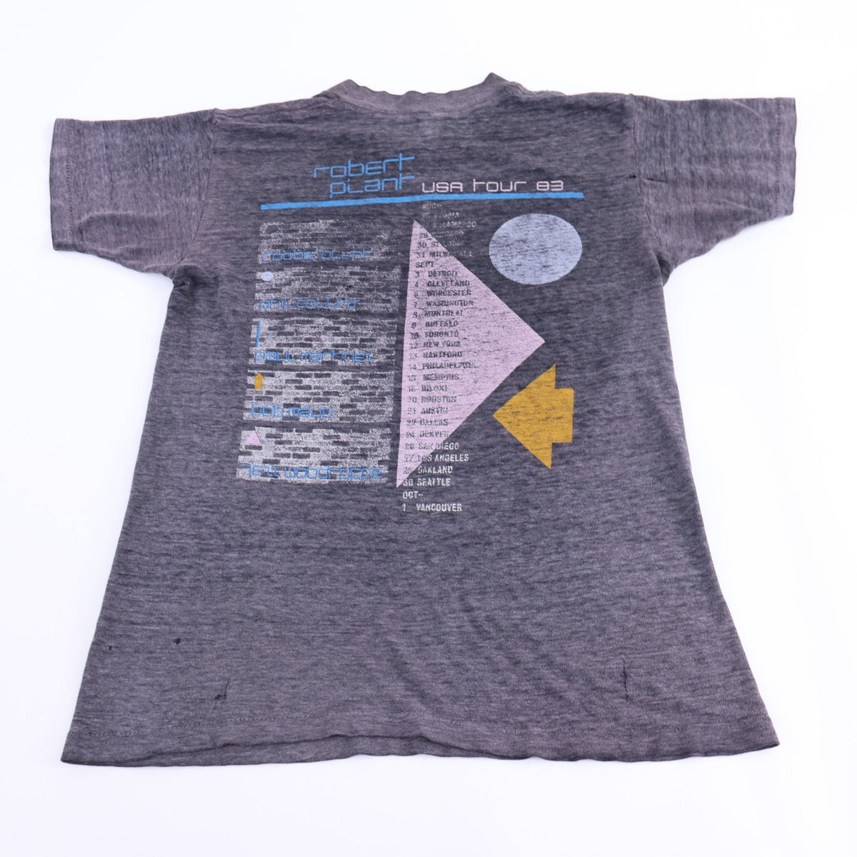 1983 Robert Plant The Principle of Moments Tour T-shirt product image 2