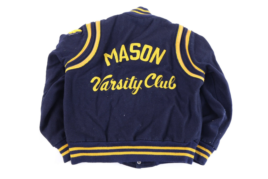 1984 Holloway Navy & Yellow Wool Varsity Jacket product image 1