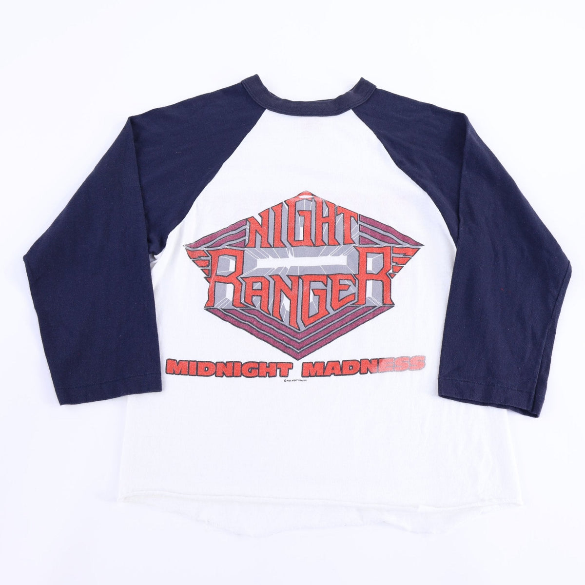 1984 Night Ranger Midnight Madness Raglan T-shirt product image 1