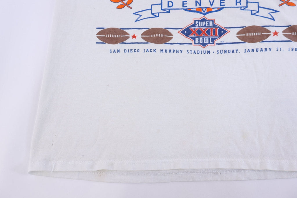 1988 Super Bowl Denver Broncos Football T-shirt product image 3