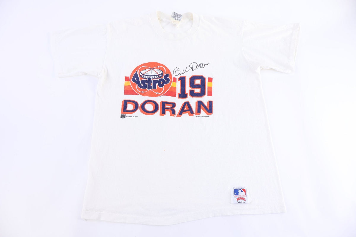 1989 Houston Astros Bill Doran Baseball T-shirt product image 1
