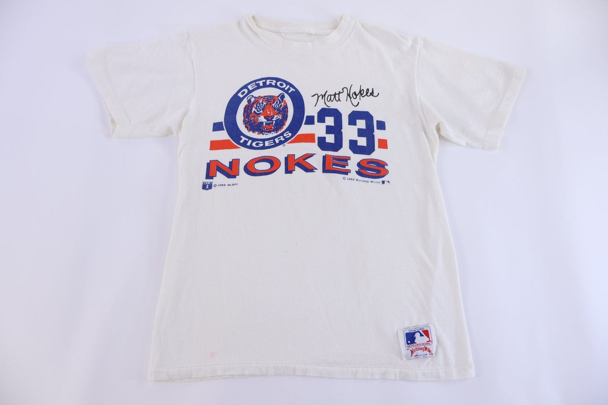 1989 Matt Nokes Detroit Tigers Baseball T-shirt product image 1