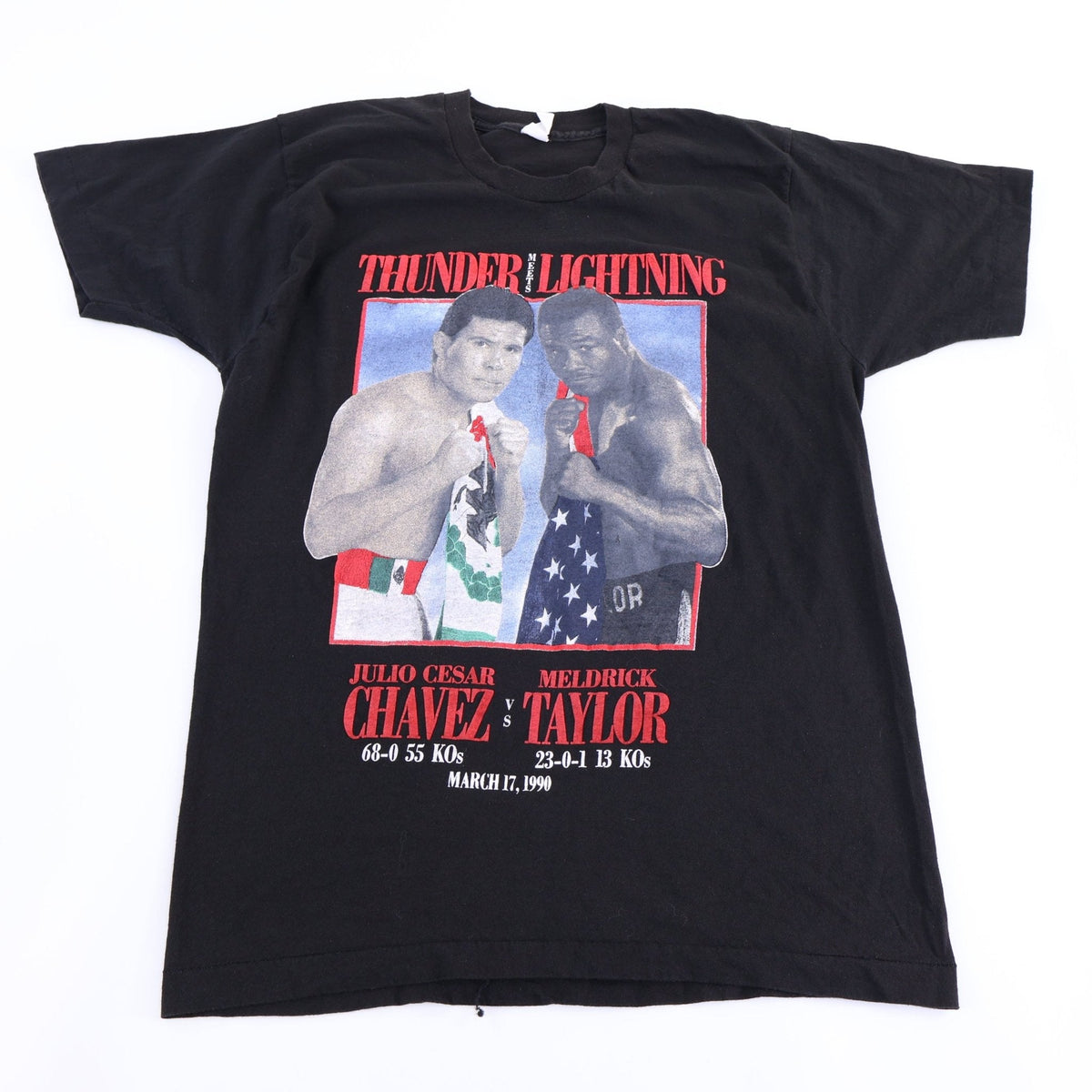 1990 Julio Cesar Chaves Vs Meldrick Taylor Boxing T-shirt product image 1