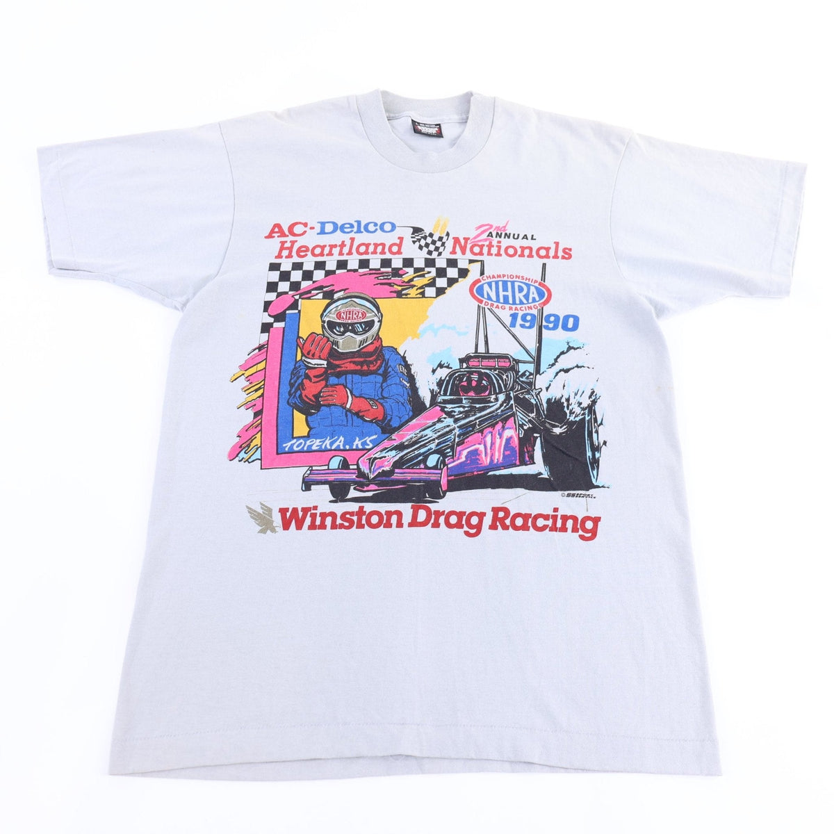 1990 Winston Drag Racing Graphic T-shirt product image 1