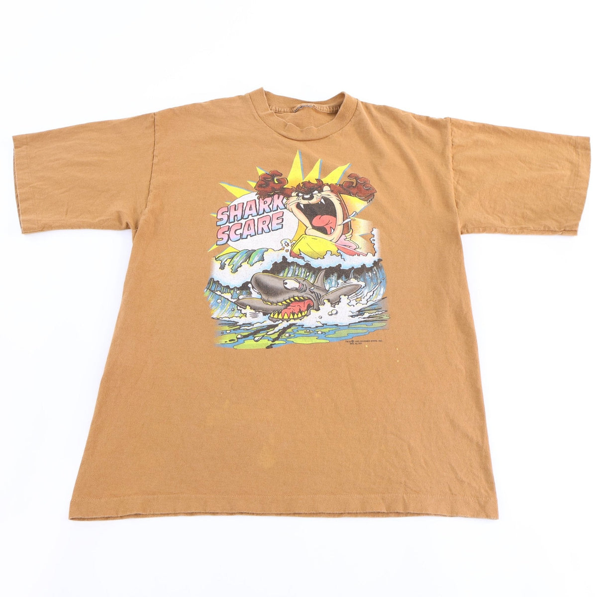 1991 Tasmanian Devil Shark Scare Graphic T-shirt product image 1
