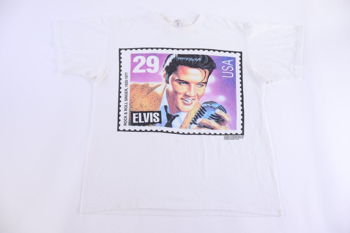 1992 Elvis Presley Postage Stamp Graphic T-shirt product image 1