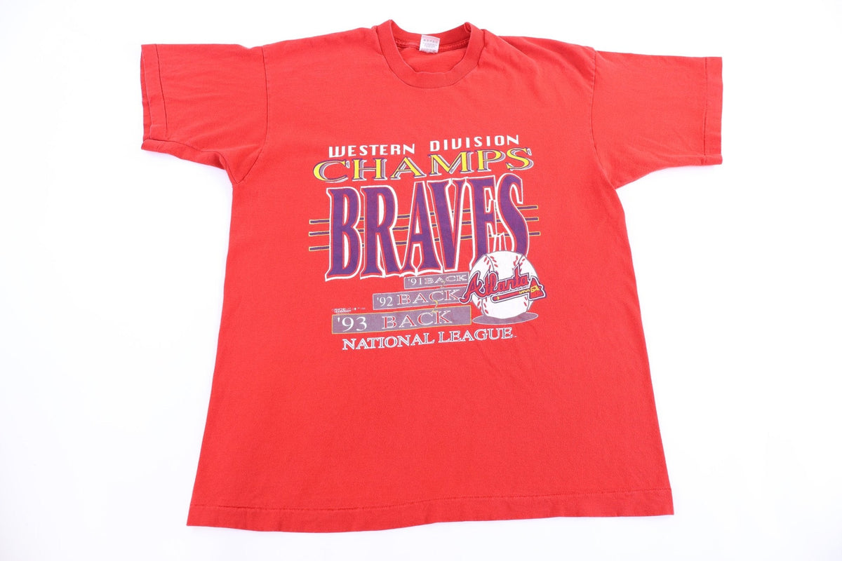 1993 Atlanta Braves Western Division Champs T-shirt product image 1