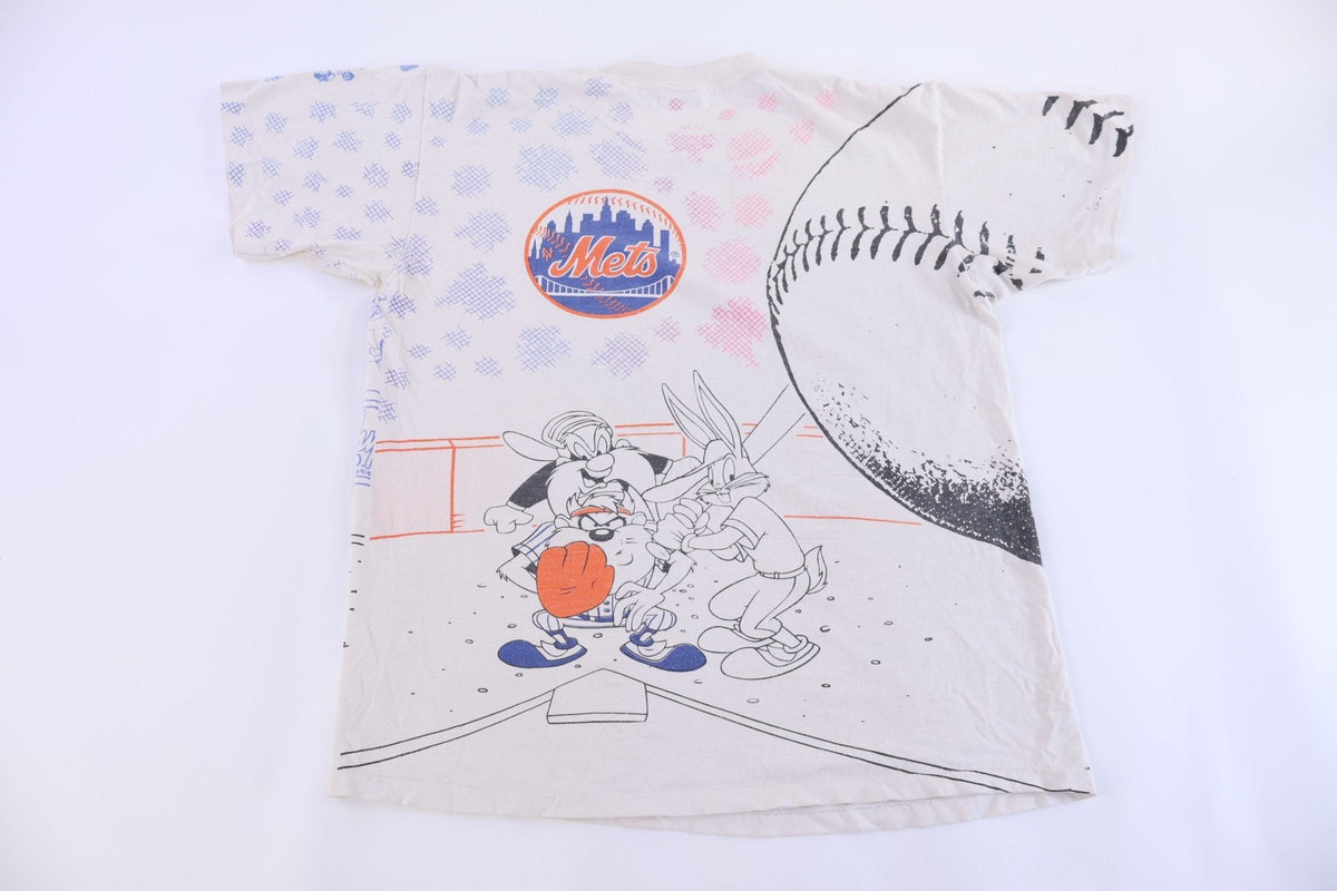 1993 New York Mets Looney Tunes All Over Graphic T-shirt product image 2