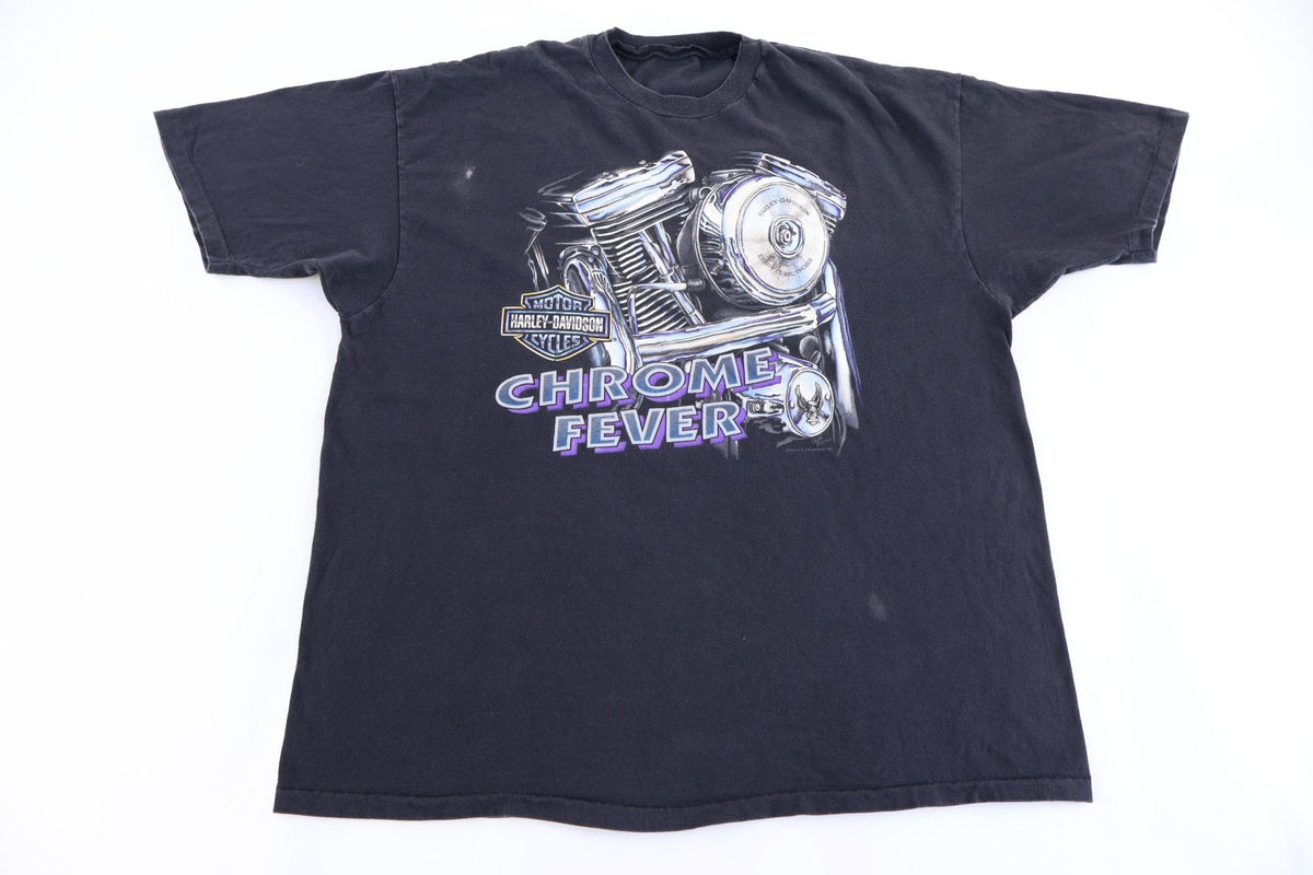 1994 Harley Davidson Motorcycles Chrome Fever T-shirt product image 1