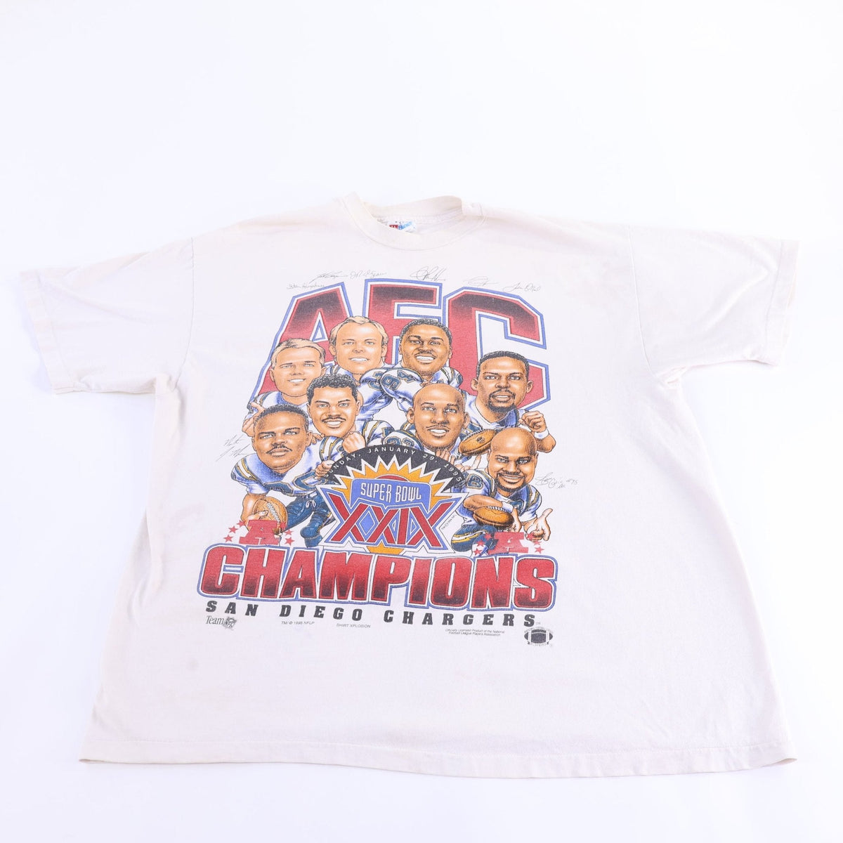 1995 San Diego Chargers Super Bowl Champions T-shirt product image 1