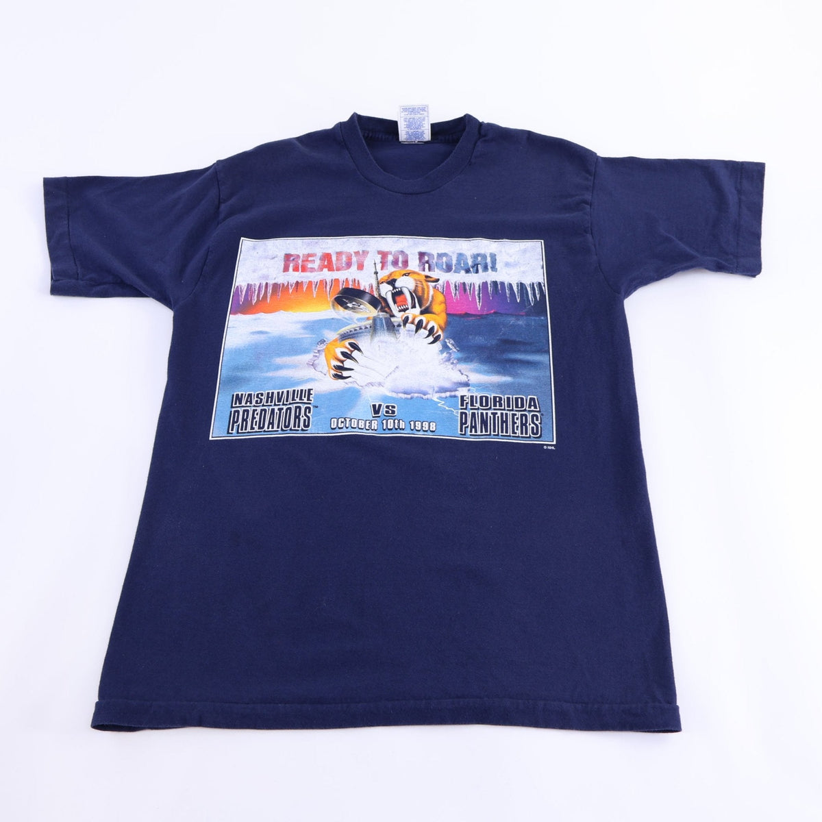 1998 Ready To Roar Florida Panthers Hockey T-shirt product image 1