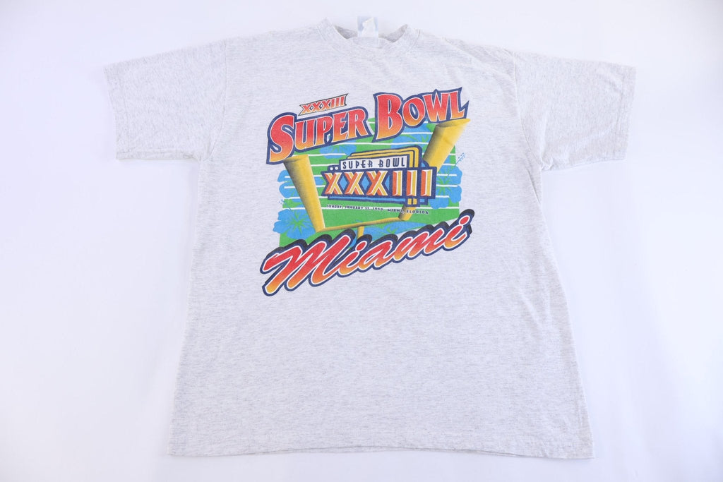 1999 Miami Super Bowl Football T-shirt product image 1