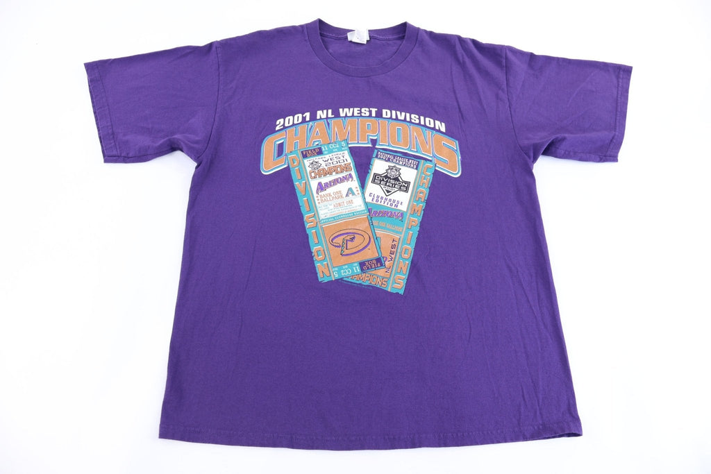2001 Arizona Diamondbacks NL West Division Champions T-shirt product image 1