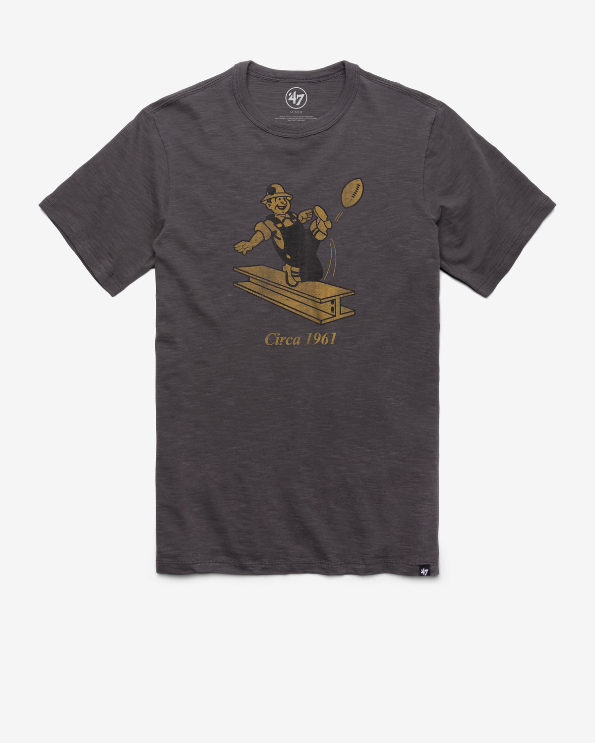 PITTSBURGH STEELERS HISTORIC GRIT '47 SCRUM TEE product image 1