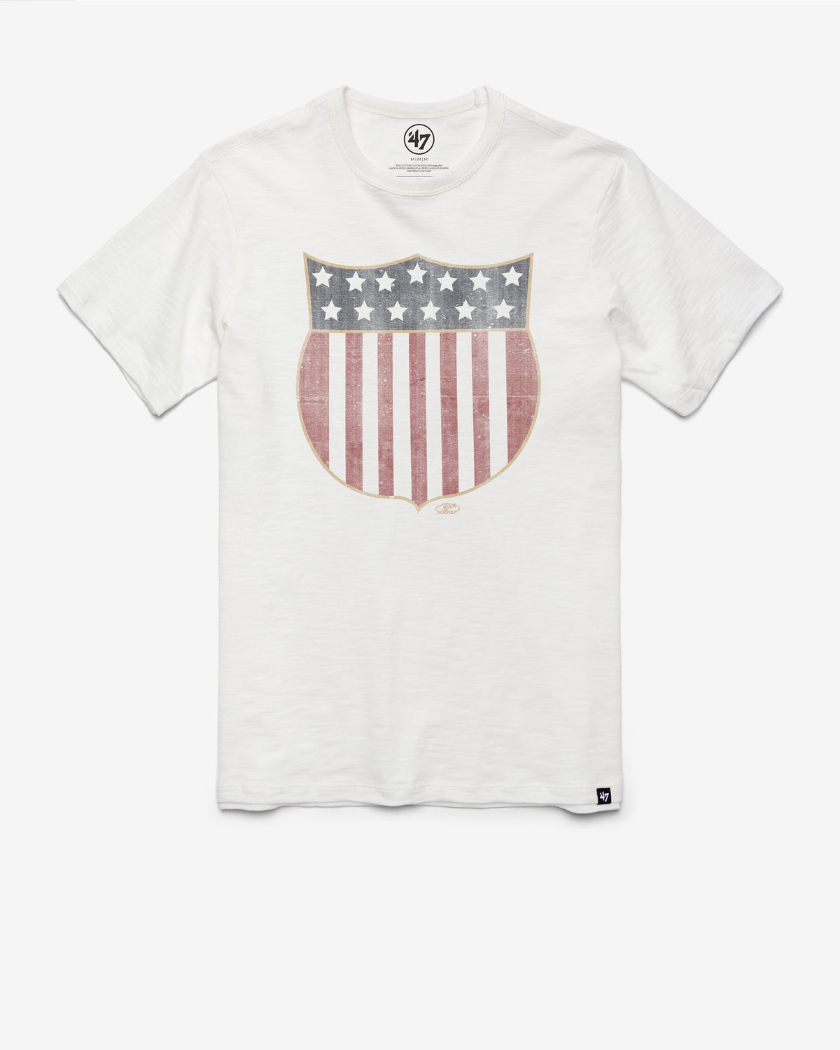 USA HOCKEY VINTAGE SHIELD GRIT '47 SCRUM TEE product image 1