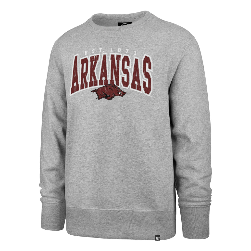 ARKANSAS RAZORBACKS VARSITY BLOCK '47 HEADLINE CREW product image 1