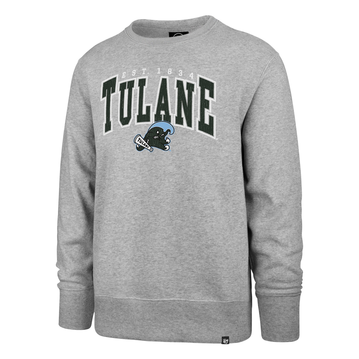 TULANE GREEN WAVE VARSITY BLOCK '47 HEADLINE CREW product image 1