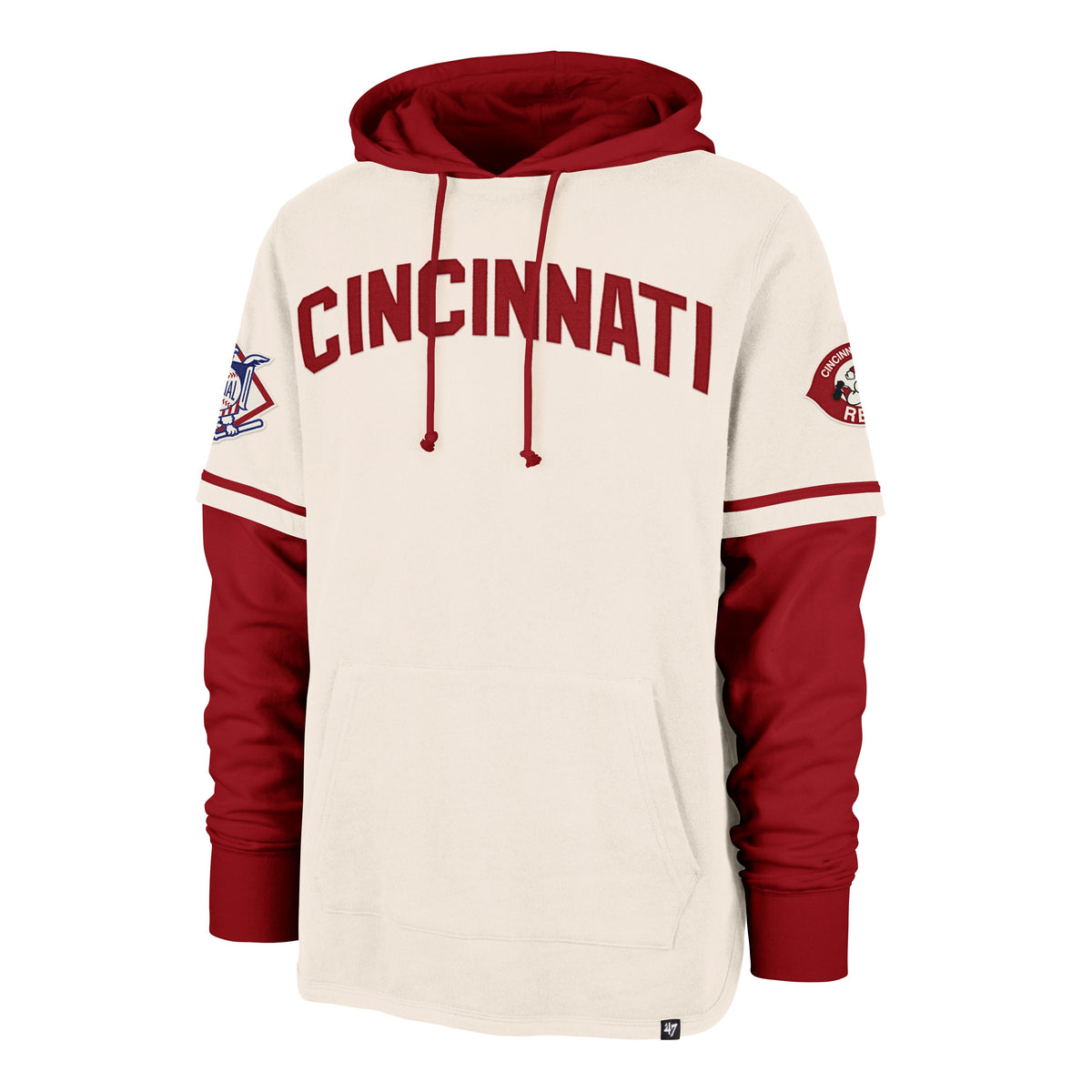CINCINNATI REDS COOPERSTOWN TRIFECTA '47 SHORTSTOP PULLOVER product image 1