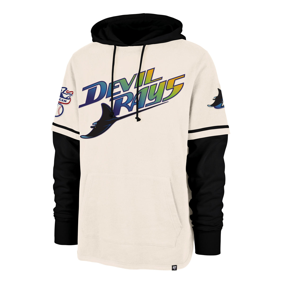 TAMPA BAY RAYS COOPERSTOWN TRIFECTA '47 SHORTSTOP PULLOVER product image 1
