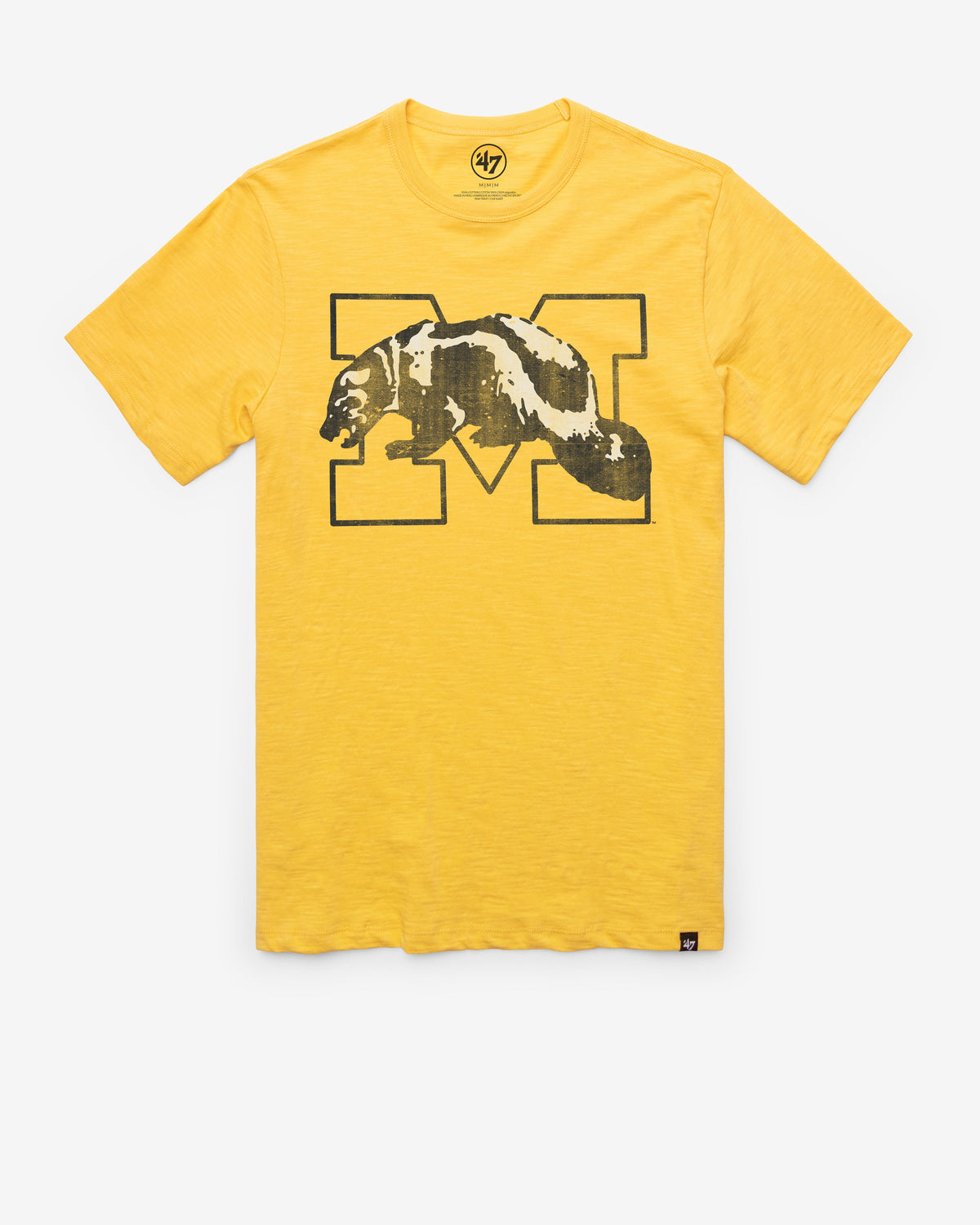 MICHIGAN WOLVERINES VINTAGE GRIT '47 SCRUM TEE product image 1
