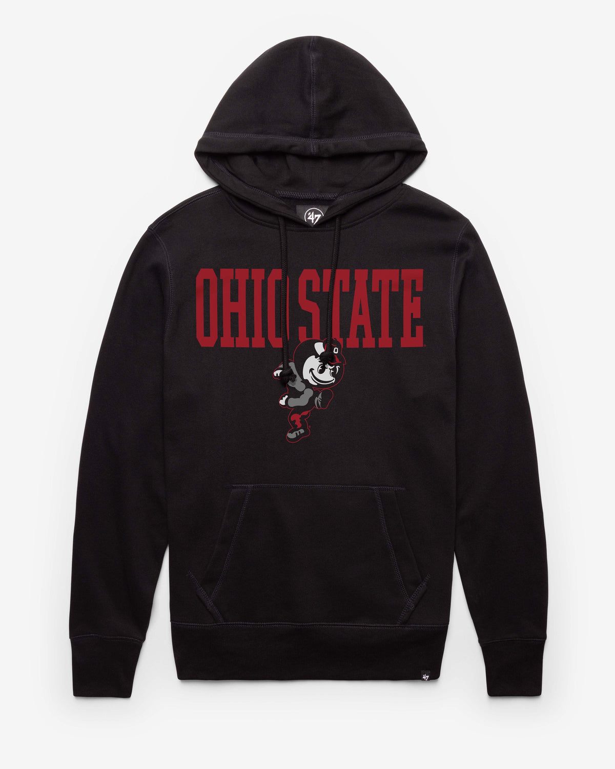 OHIO STATE BUCKEYES VINTAGE STRAIGHT BLOCK '47 HEADLINE HOOD product image 1