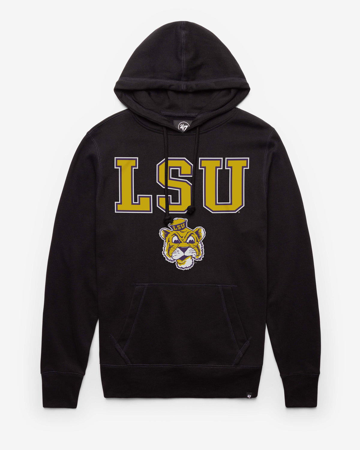 LSU TIGERS VINTAGE STRAIGHT BLOCK '47 HEADLINE HOOD product image 1