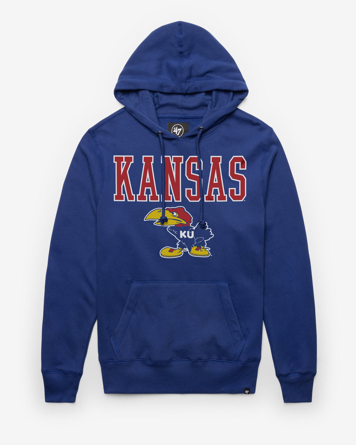 KANSAS JAYHAWKS VINTAGE STRAIGHT BLOCK '47 HEADLINE HOOD product image 1