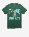 TULANE GREEN WAVE VINTAGE FAN OUT '47 FRANKLIN TEE product image 1