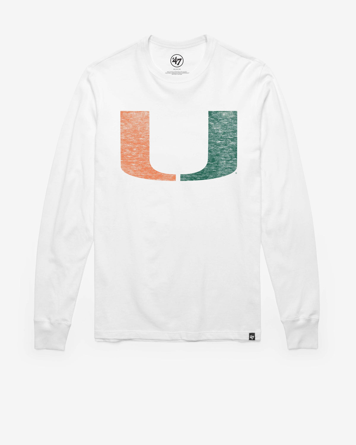 MIAMI HURRICANES PREMIER '47 FRANKLIN LONG SLEEVE TEE product image 1