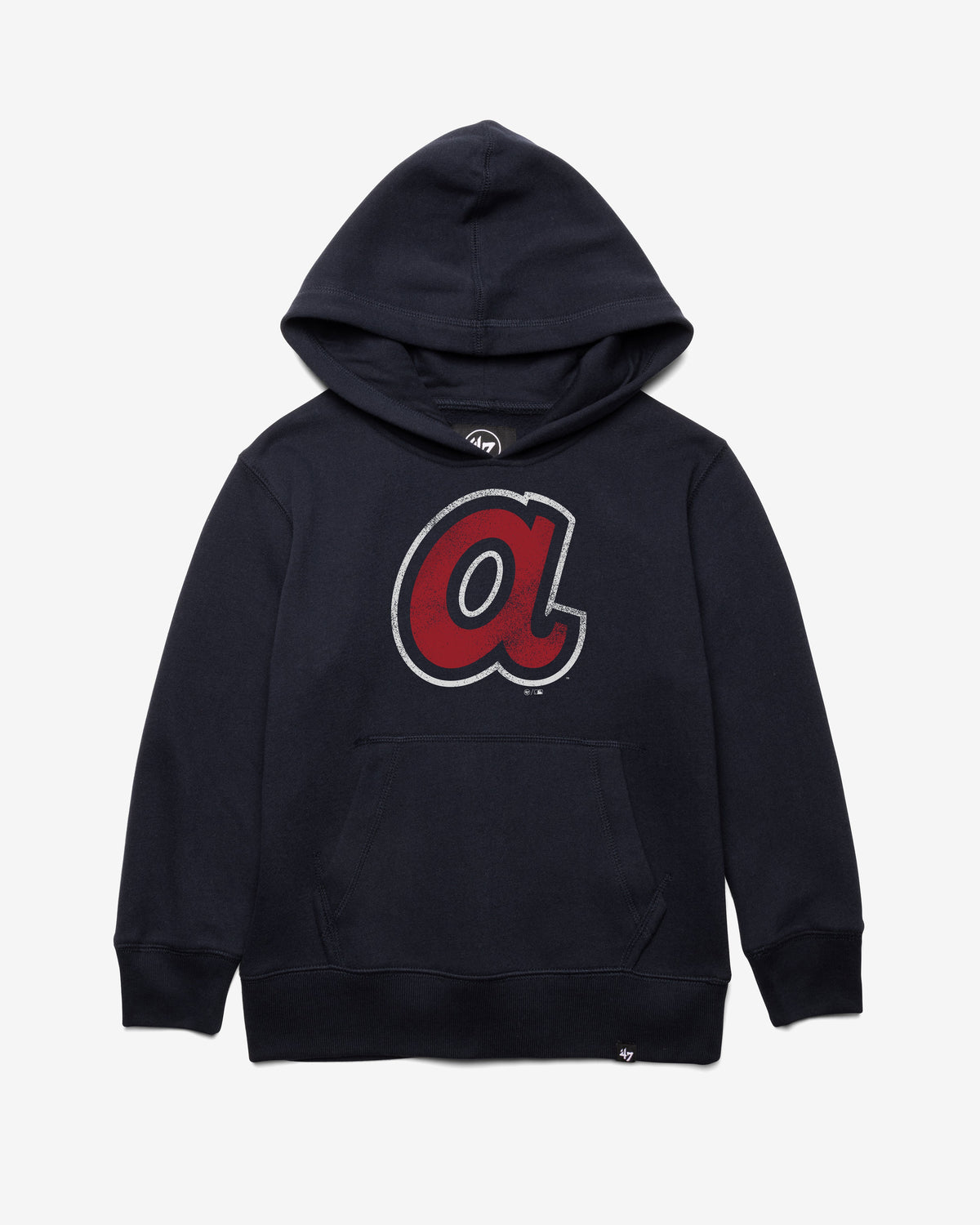 ATLANTA BRAVES DISTRESSED '47 KID'S IMPRINT HEADLNE HOOD product image 1