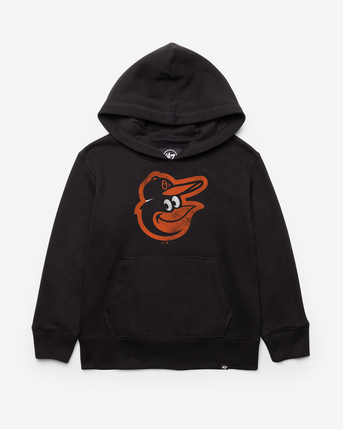 BALTIMORE ORIOLES DISTRESSED IMPRINT '47 KID'S HEADLNE HOOD product image 1