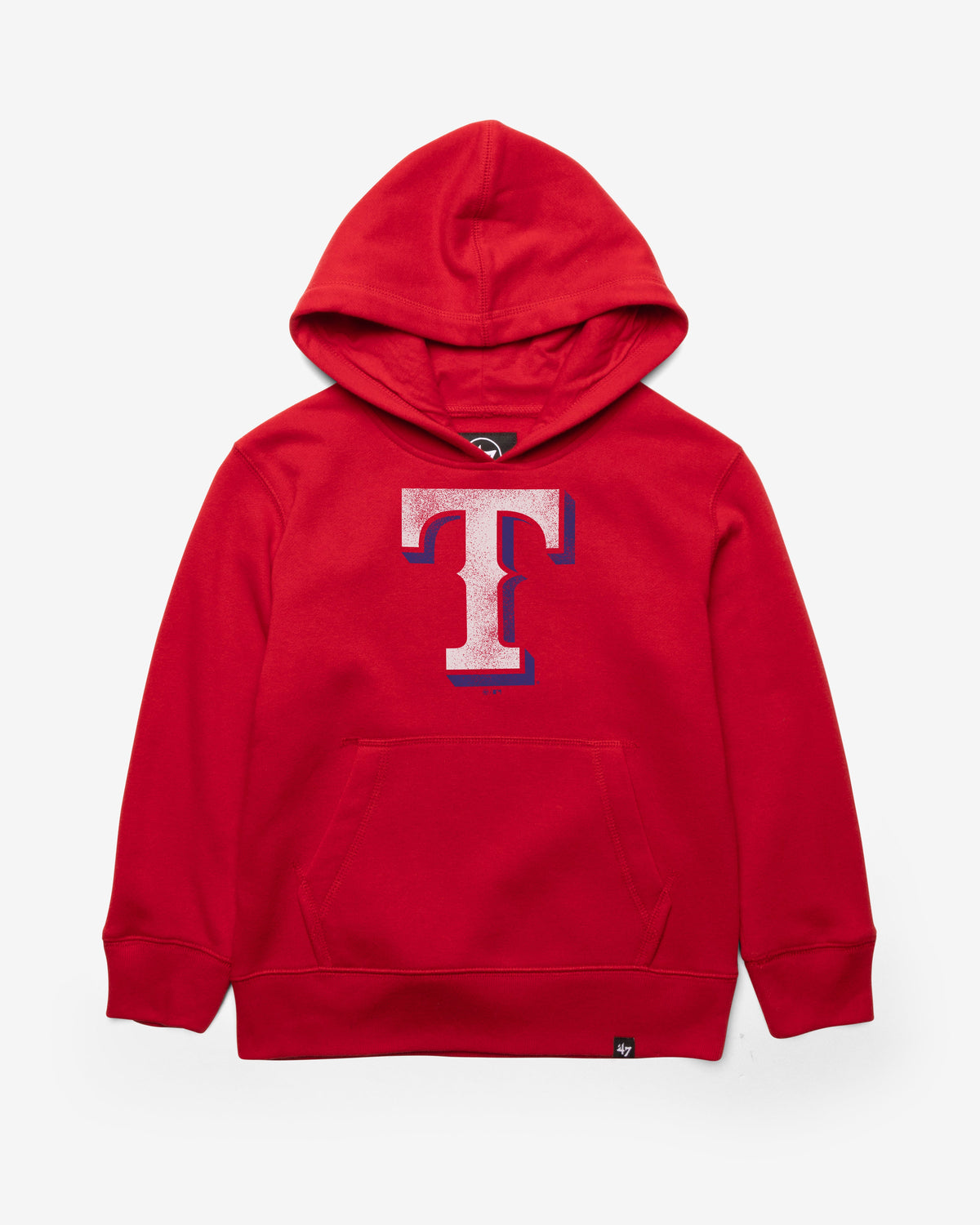 TEXAS RANGERS DISTRESSED IMPRINT '47 KID'S HEADLINE HOOD product image 1
