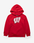 WISCONSIN BADGERS DISTRESSED IMPRINT '47 KID'S HEADLINE HOOD product image 1