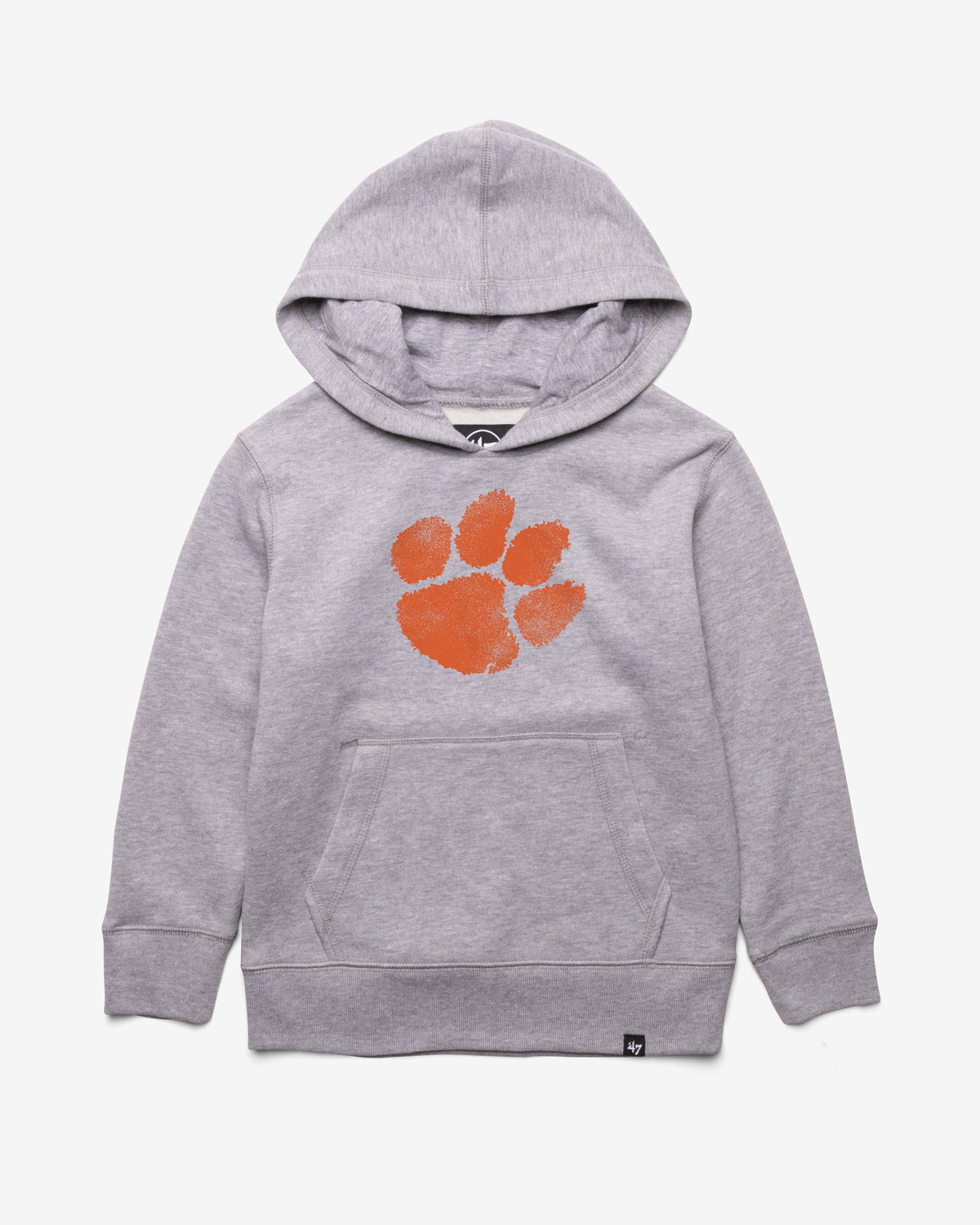 CLEMSON TIGERS DISTRESSED IMPRINT '47 KID'S HEADLINE HOOD product image 1