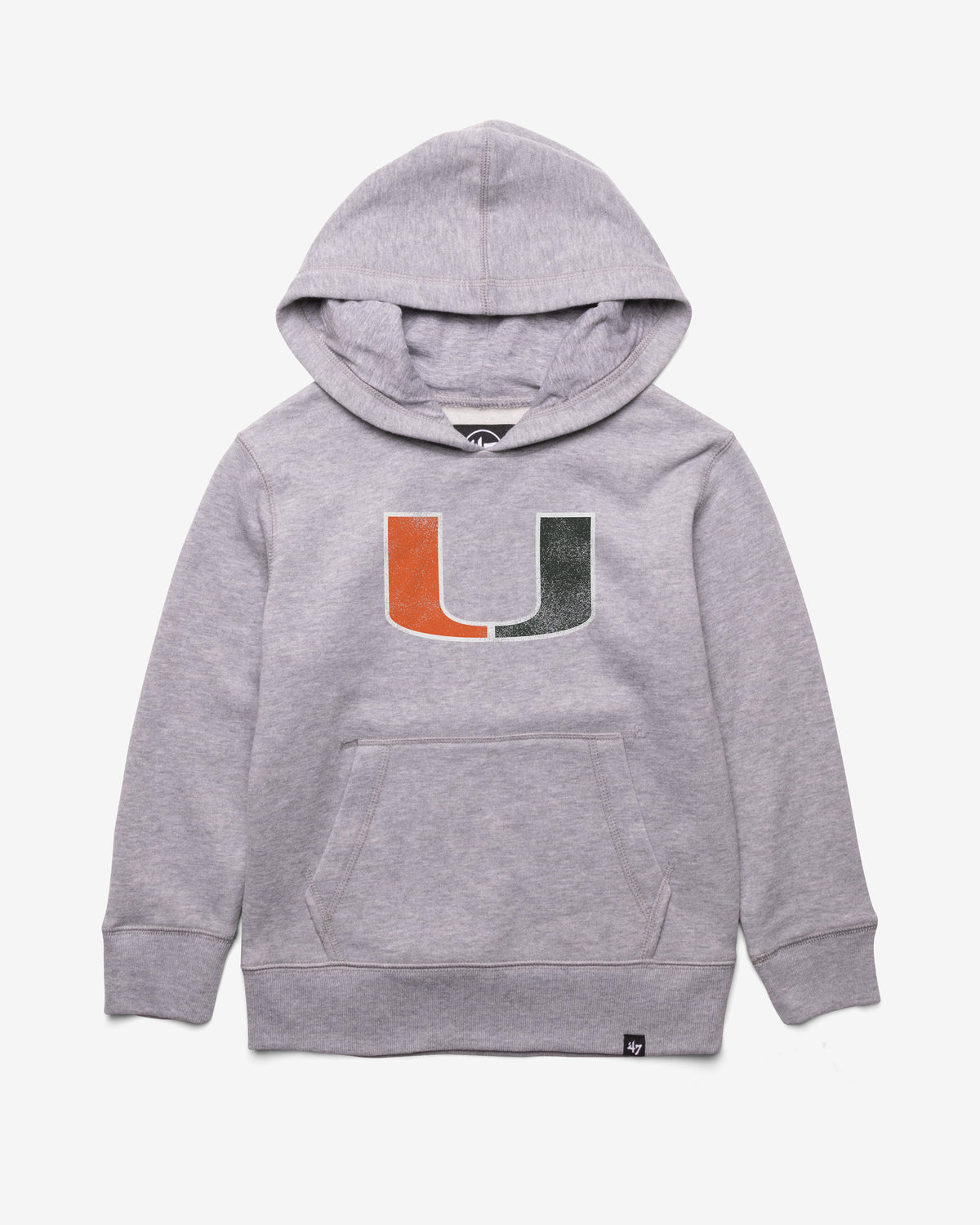 MIAMI HURRICANES DISTRESSED IMPRINT '47 KID'S HEADLINE HOOD product image 1
