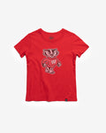 WISCONSIN BADGERS PREMIER '47 KID'S FRANKLIN TEE product image 1