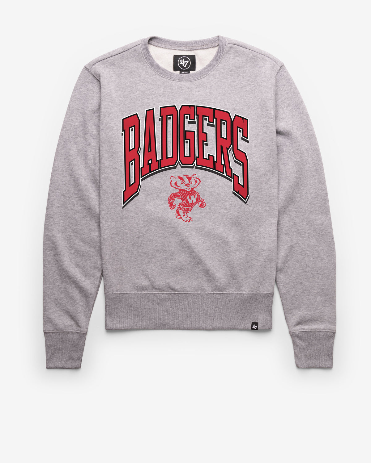 WISCONSIN BADGERS VINTAGE WALK TALL '47 HEADLINE CREW product image 1