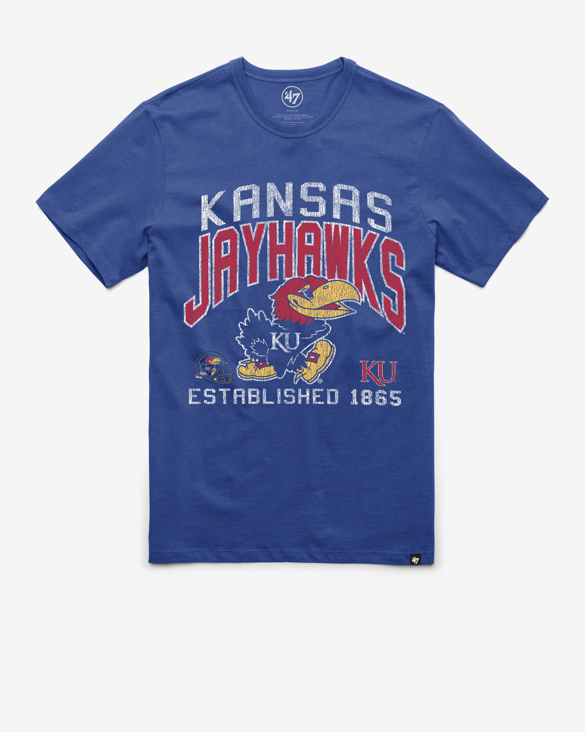 KANSAS JAYHAWKS TURNED UP '47 FRANKLIN TEE product image 1