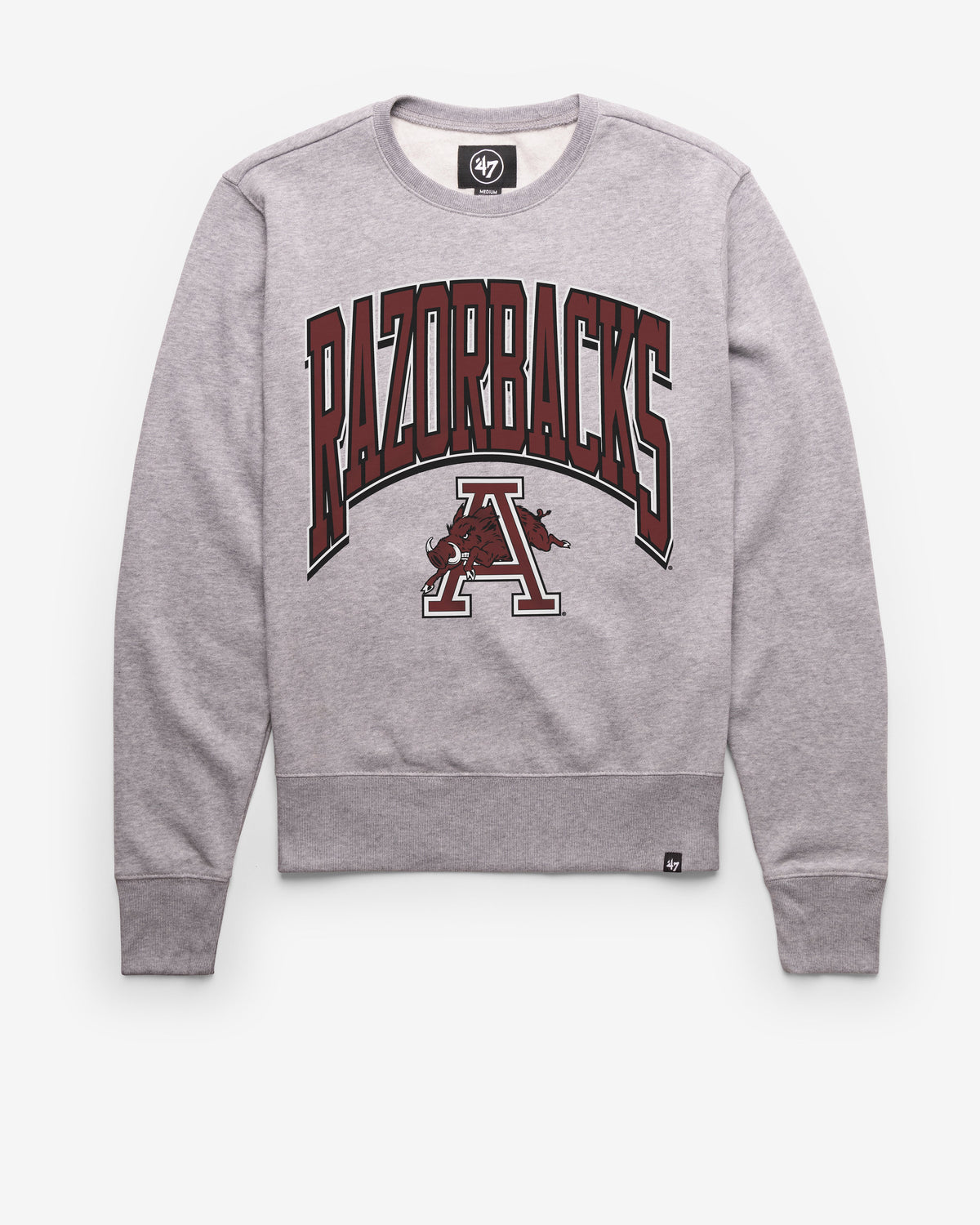 ARKANSAS RAZORBACKS VINTAGE WALK TALL '47 HEADLINE CREW product image 1