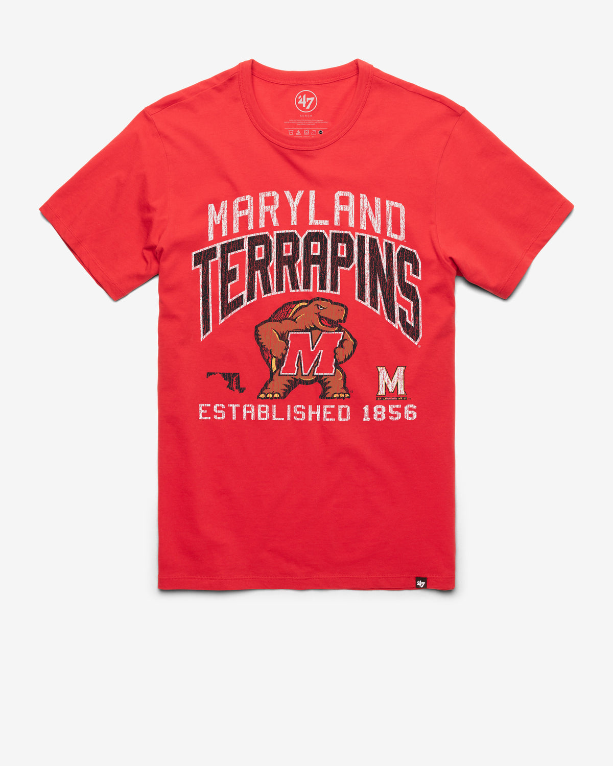 MARYLAND TERRAPINS TURNED UP '47 FRANKLIN TEE product image 1