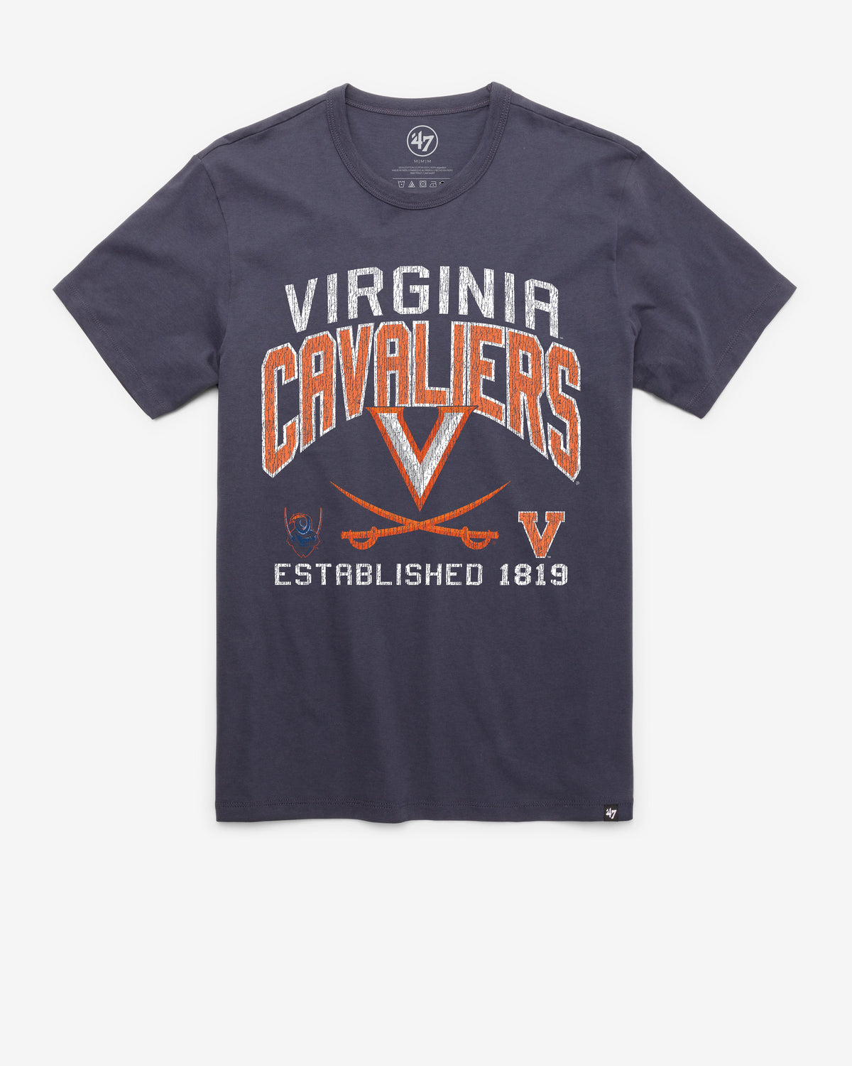 VIRGINIA CAVALIERS TURNED UP '47 FRANKLIN TEE product image 1