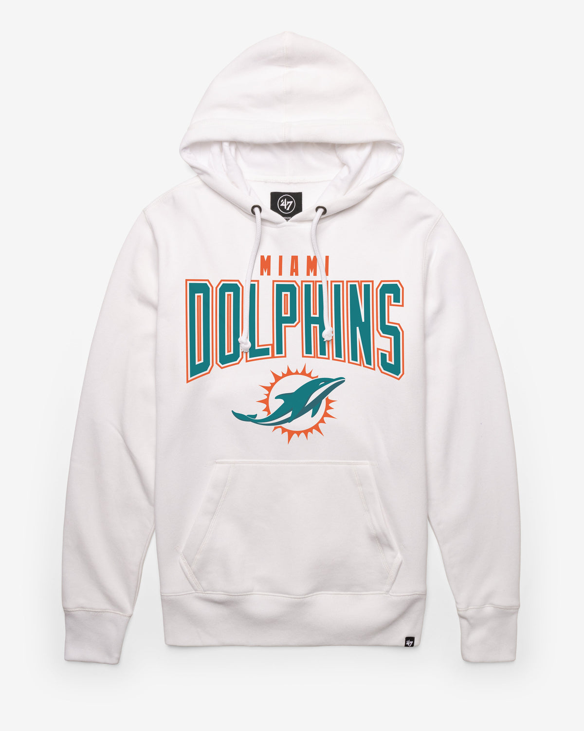 MIAMI DOLPHINS TEAM ELEMENTS ARCH '47 HEADLINE HOOD product image 1