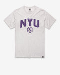 NYU NEW YORK UNIVERSITY VIOLETS WALK TALL '47 FRANKLIN TEE product image 1