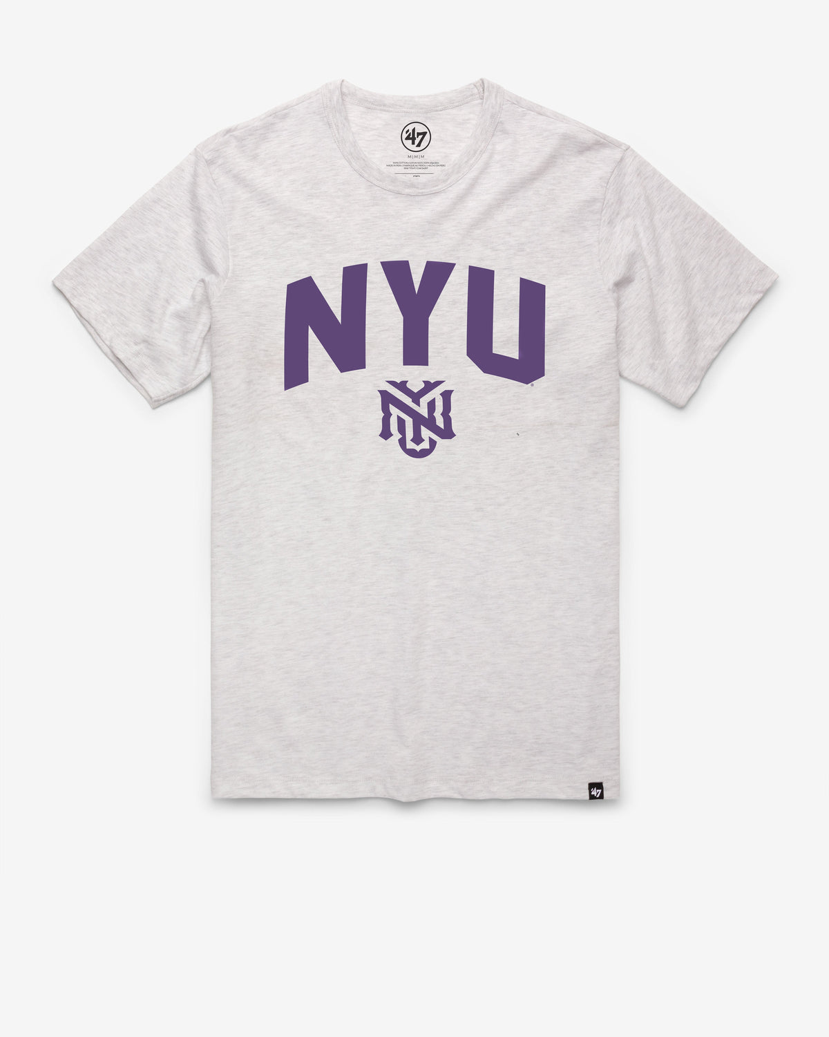 NYU NEW YORK UNIVERSITY VIOLETS WALK TALL '47 FRANKLIN TEE product image 1