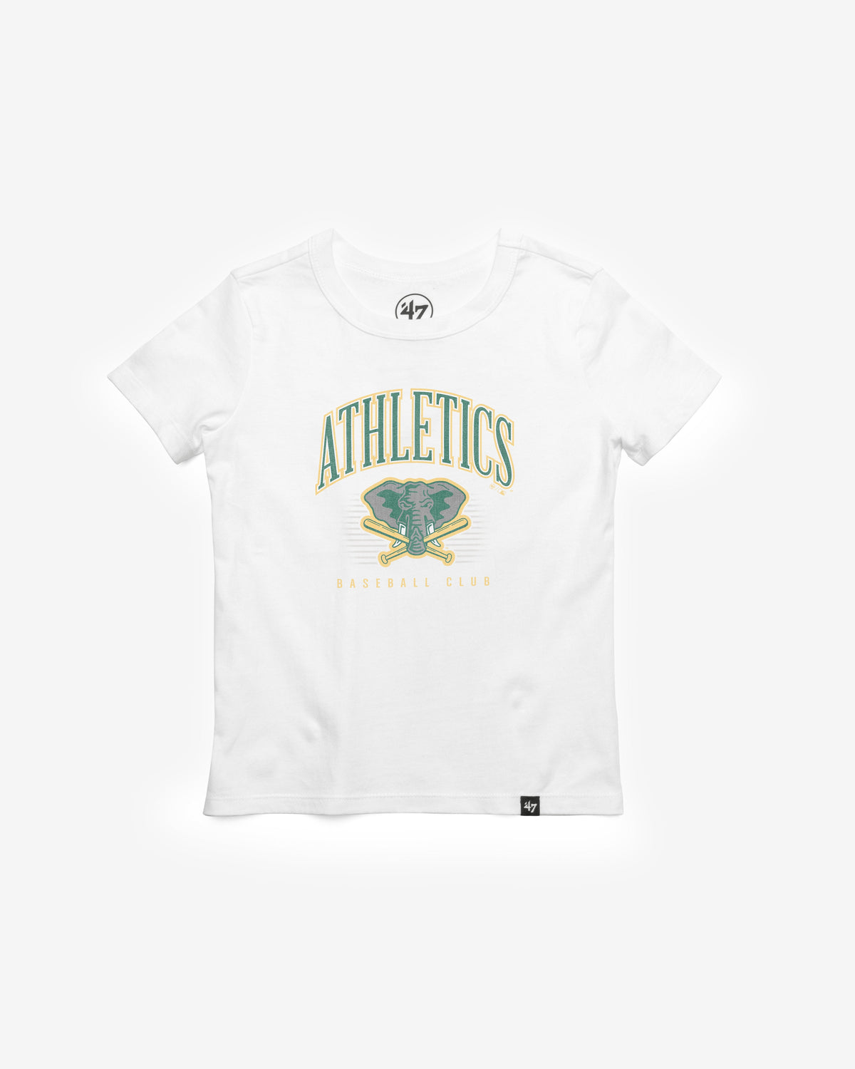 ATHLETICS COOPERSTOWN DOUBLE HEADER '47 KID'S FRANKLIN TEE product image 1
