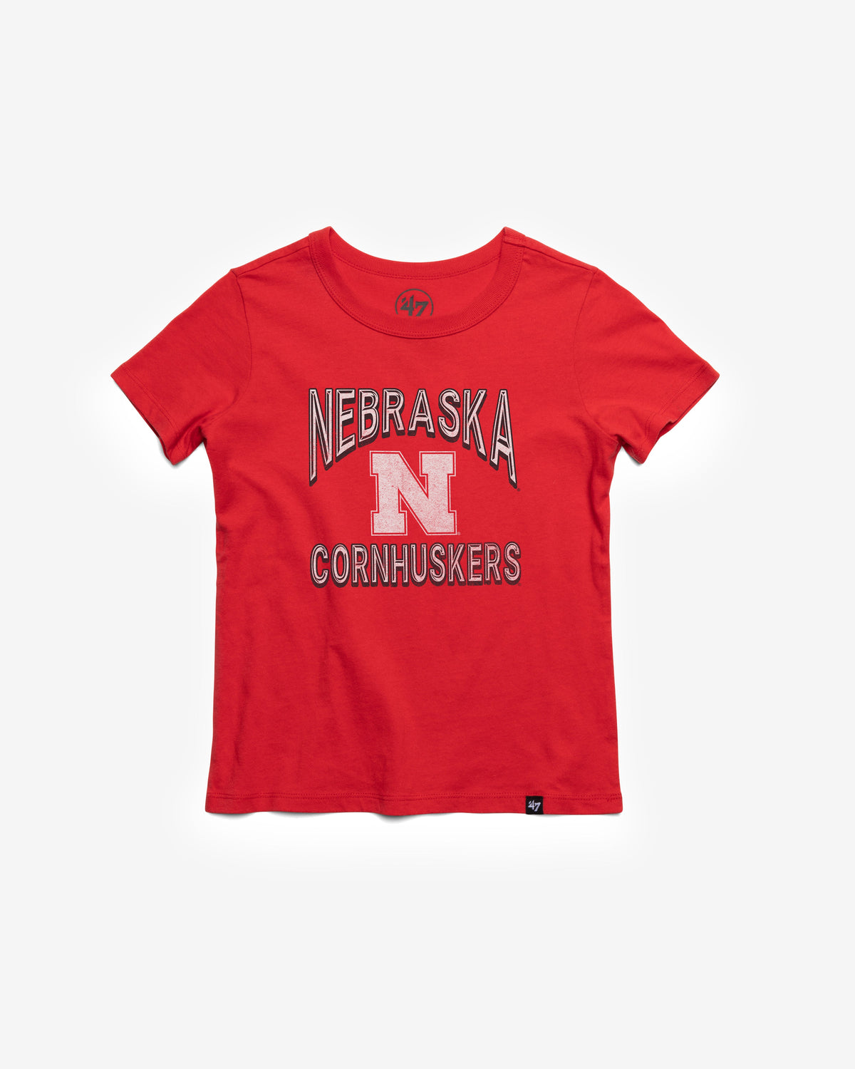 NEBRASKA CORNHUSKERS FAN OUT '47 KID'S FRANKLIN TEE product image 1