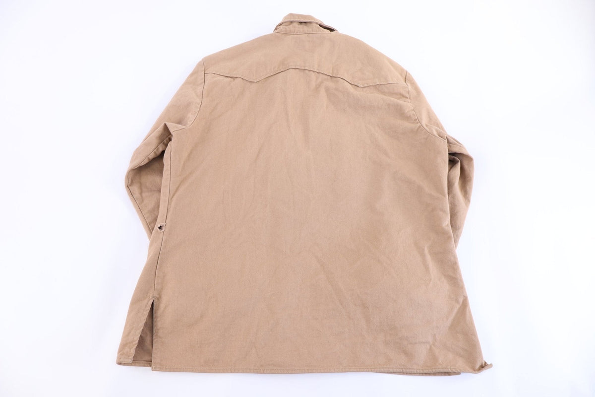 70's Levi's White Tab Brown LS Button Down