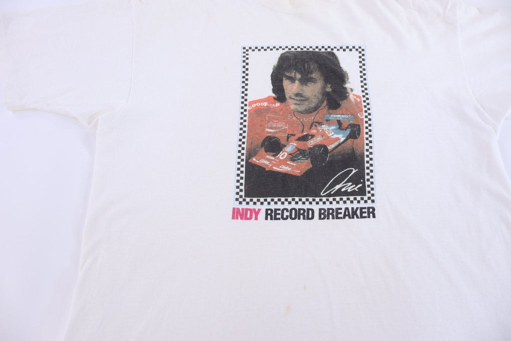 80's Arie Luyendyk Indy Record Breaker Racing T-shirt product image 3