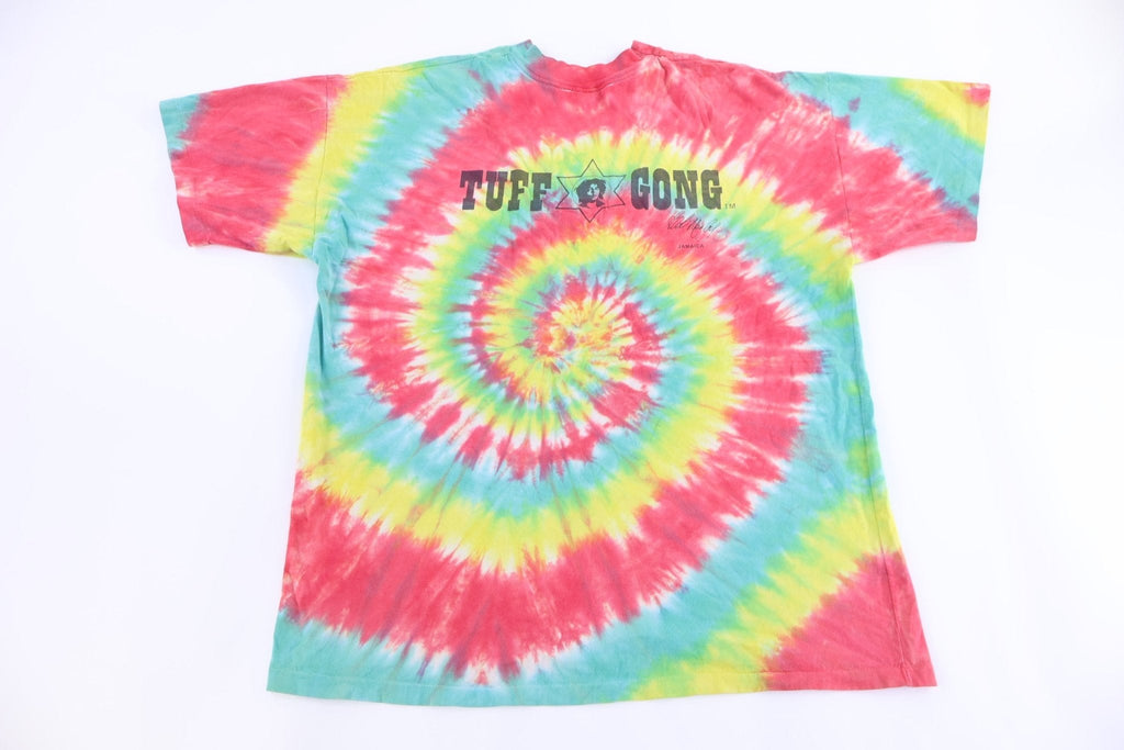 80's Bob Marley Tuff Gong Tie Dye T-shirt product image 2