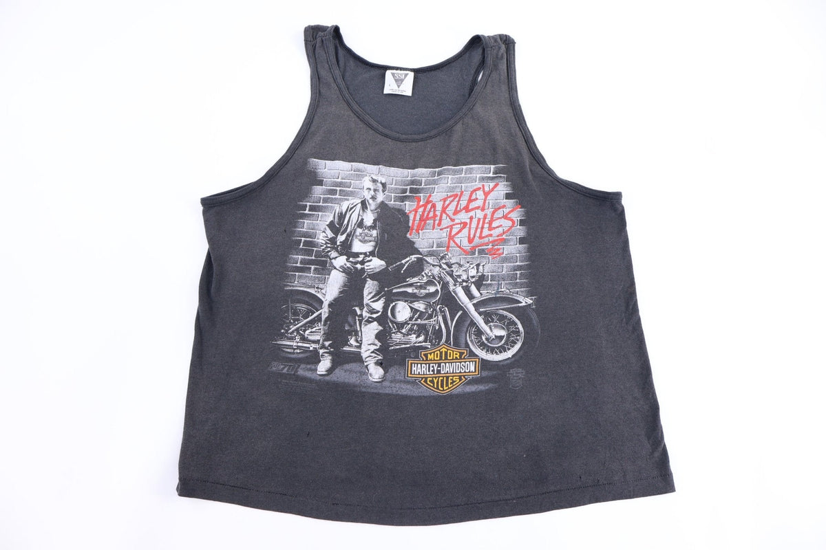 80's Harley Davidson Motorcycles James Dean Tank Top